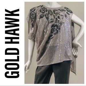 🌟HOST PICK🌟 Fully Sequined Asymmetrical Top